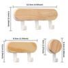 Hat Scarf Storage Organizer Wood Key Holder Strong Key Ring Rack Phone Hooks Clerk Housekeeper Decorative Wall Mounted Hangers