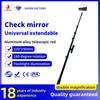 Telescopic Handheld Under-Vehicle Inspection Mirror with Convex and Flat Options for Car Roof and Container Checks