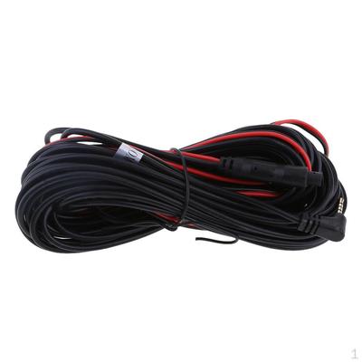 Cable de extensión de video RCA para automóvil de 32 pies, de cuatro pines a 2,5 mm, para cámara de visión trasera, accesorios premium