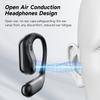 Open Ear Bluetooth 5.4 Headphones, Wireless Earbuds Sport Over Earphones with Ear Hooks 50H Playtime Ear Buds LED Display Charging Case, Waterproof