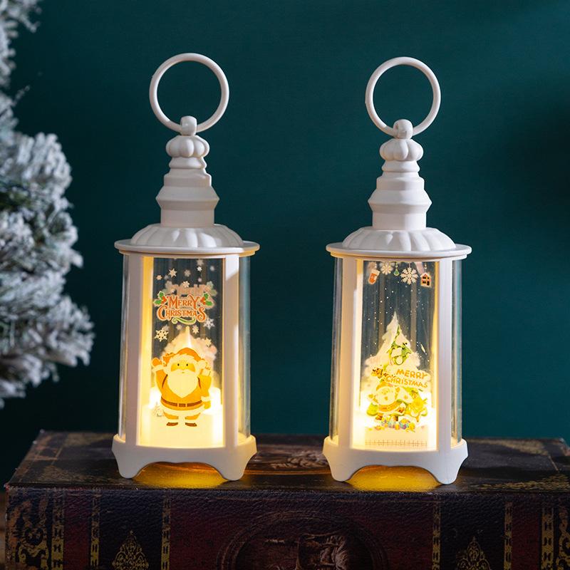 

Рождественские украшения Детский ручной фонарь Подвеска на рождественскую елку Настольные украшения Реквизиты Ветряные огни Christmas tree
