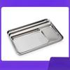 UOSUUOSU Multi-purpose Stainless Steel Steaming & Serving Tray Set