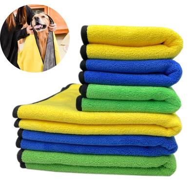 Soft and Thick Pet Towel Quick-Drying Pet Cat Blanket New Dog Towels  Pet Bath