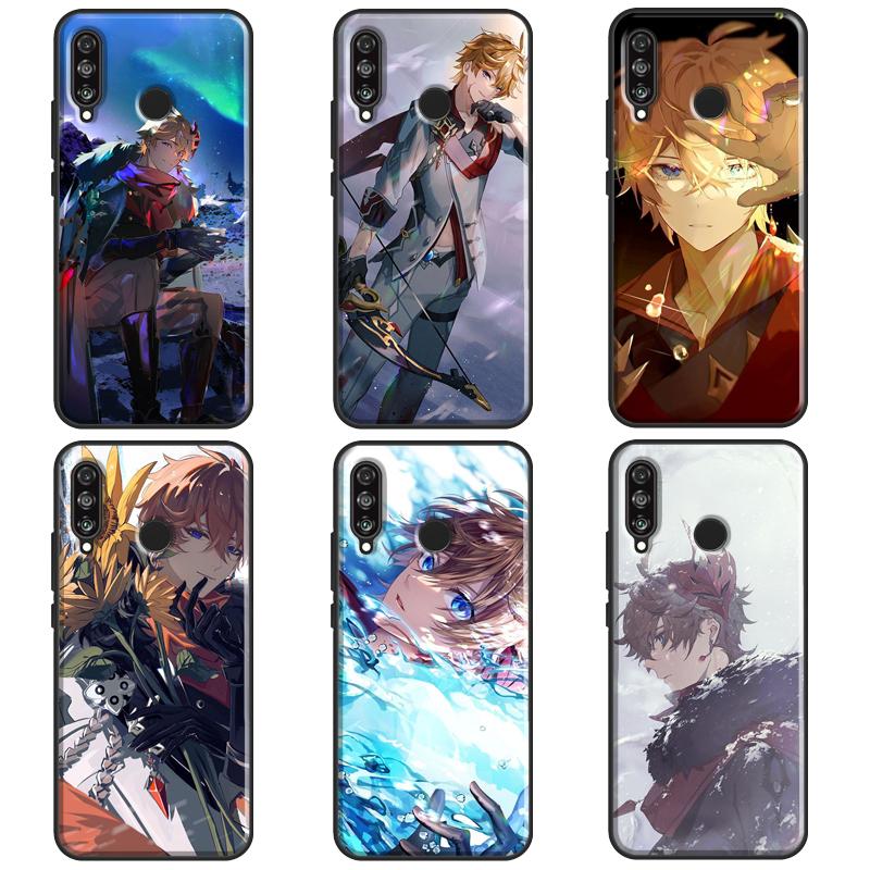 Genshin Impact Tartaglia For Huawei Nova Y61 Y70 Y90 Y60 Y72 Y91 12s 12i 11i 7i 8i 9 10 SE P60 Pro P30 P40 Lite Case