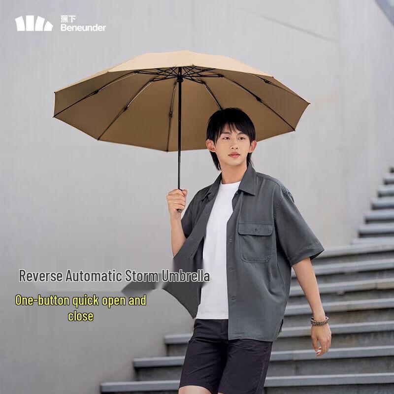 Beneunder Automatic Foldable Business Umbrella