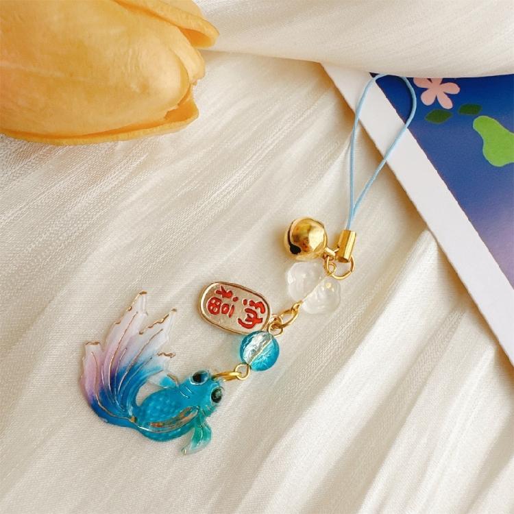 Practical Fish Star Alloy Phone Charm Pendant Vibranting Color Portable Keychain for Collectors and Trendy Women