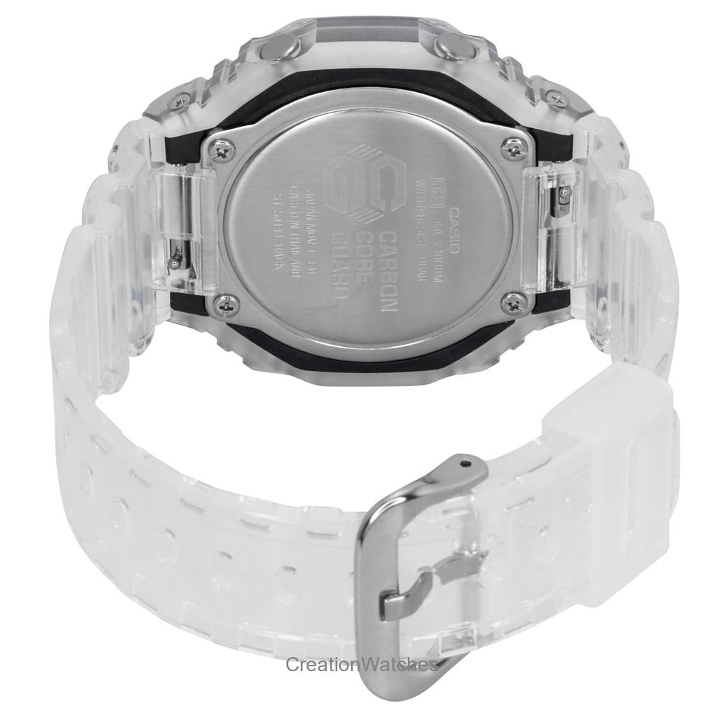 Casio G-Shock Analog Digital Resin Strap Grey Dial Quartz GA-2100BM-7A8 200M Unisex Watch