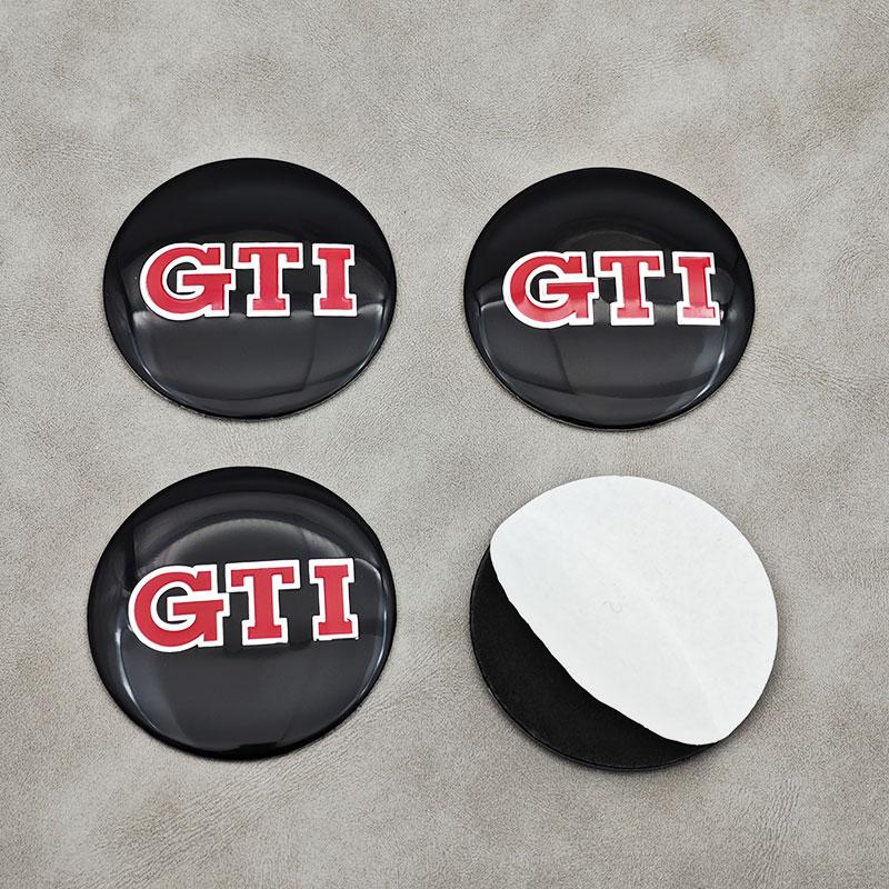 For VW Volkswagen Jetta MK5 Golf 4pcs 56mm Aluminum Car Wheel Center Hub Caps Stickers Emblem Badge For Volkswagen VW Golf 4 5 6