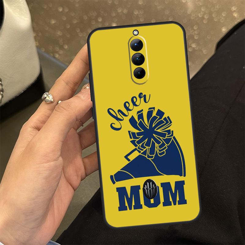 Personalised Football Cheer Moms Name Case For Nubia Red Magic 8S Pro Plus Red Magic 8 Pro 6 7 6S 7S Pro 5G 5S 6R Cover Coque