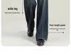 Women's Spring & Autumn 2025 Petite High-Waisted Wide-Leg Slim-Fit Jeans - New Fashion Trend