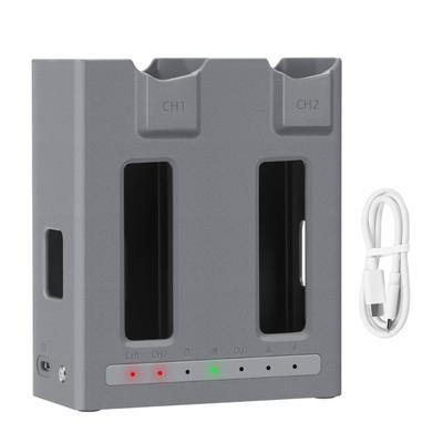 Bidirectional Battery Charging Hubs for 4 Batteries Colorful Screen Digital Display USB Battery Charging