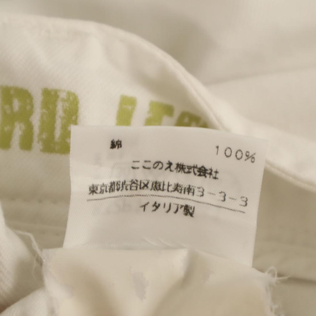 MARTIN MARGIELA Made In Italy Straight Pants 38 White Women Used