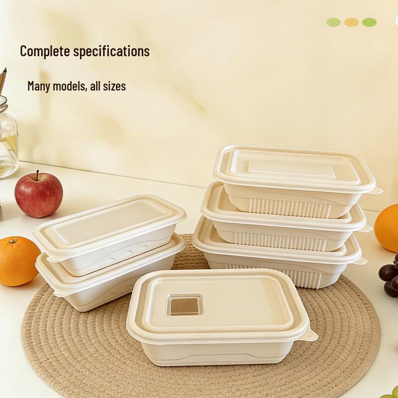 650ml Biodegradable Rectangular Food Containers