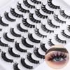 Imitation Mink Hair False Eyelashes Russian Curly Messy Fried Hair Dense Simulated Eyelashes