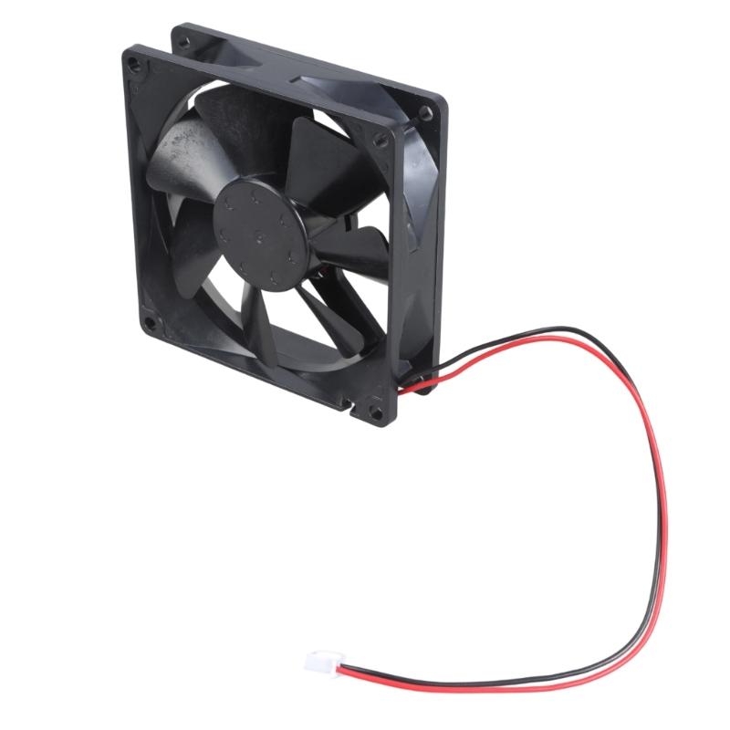9025 High Airflow 24V Cooling Fan Twin Ball Bearings 90x90x25mm for Electronics Temperature Control in Small Space