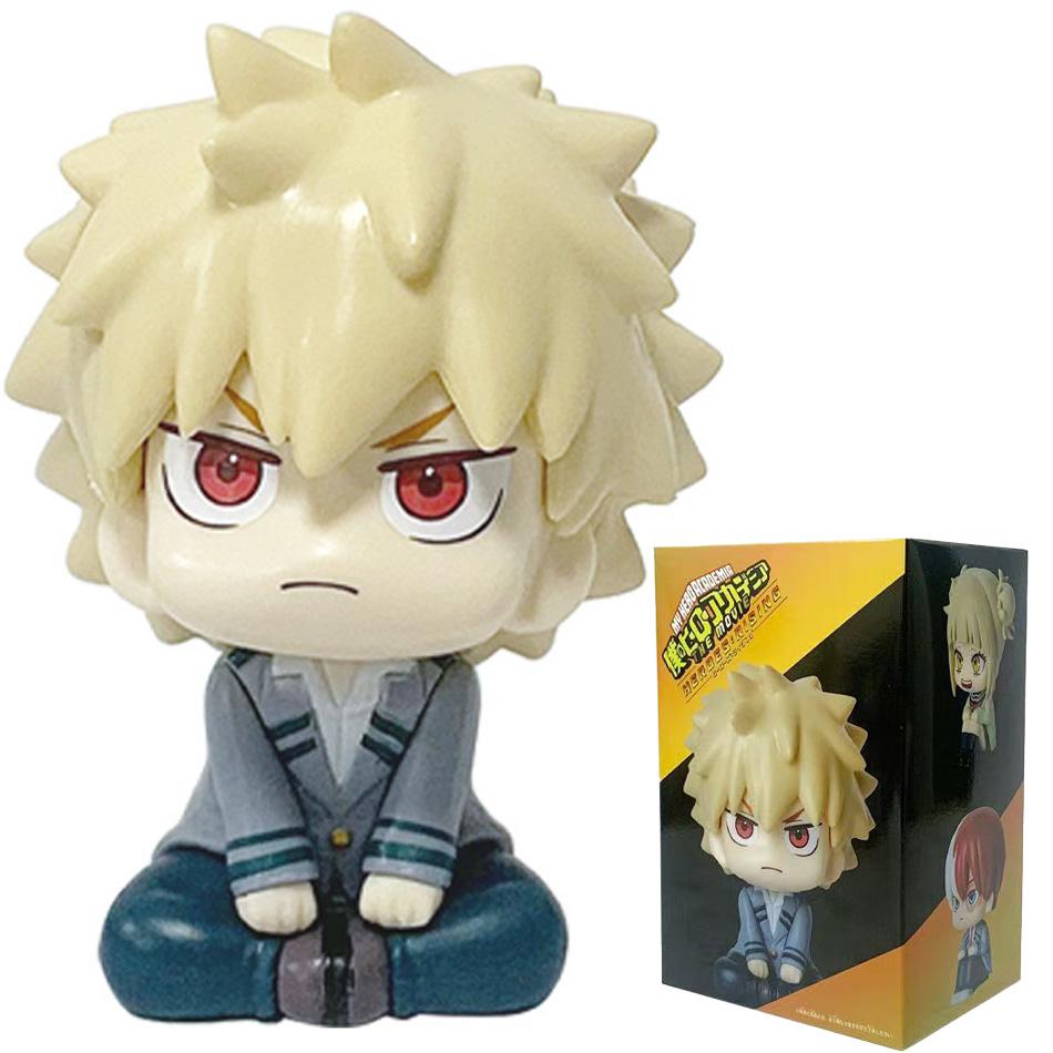 Hot Anime My Hero Academia Midoriya Izuku Bakugou Katsuki Ochaco Uraraka Anime Figure Q Versio Toys For Kids Christmas Toy Gifts