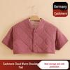 Cashmere Nighttime Shoulder & Neck Warmer Cape for Women & Men - Ideal for Middle-aged & Elderly, Cold-proof and Cozy.