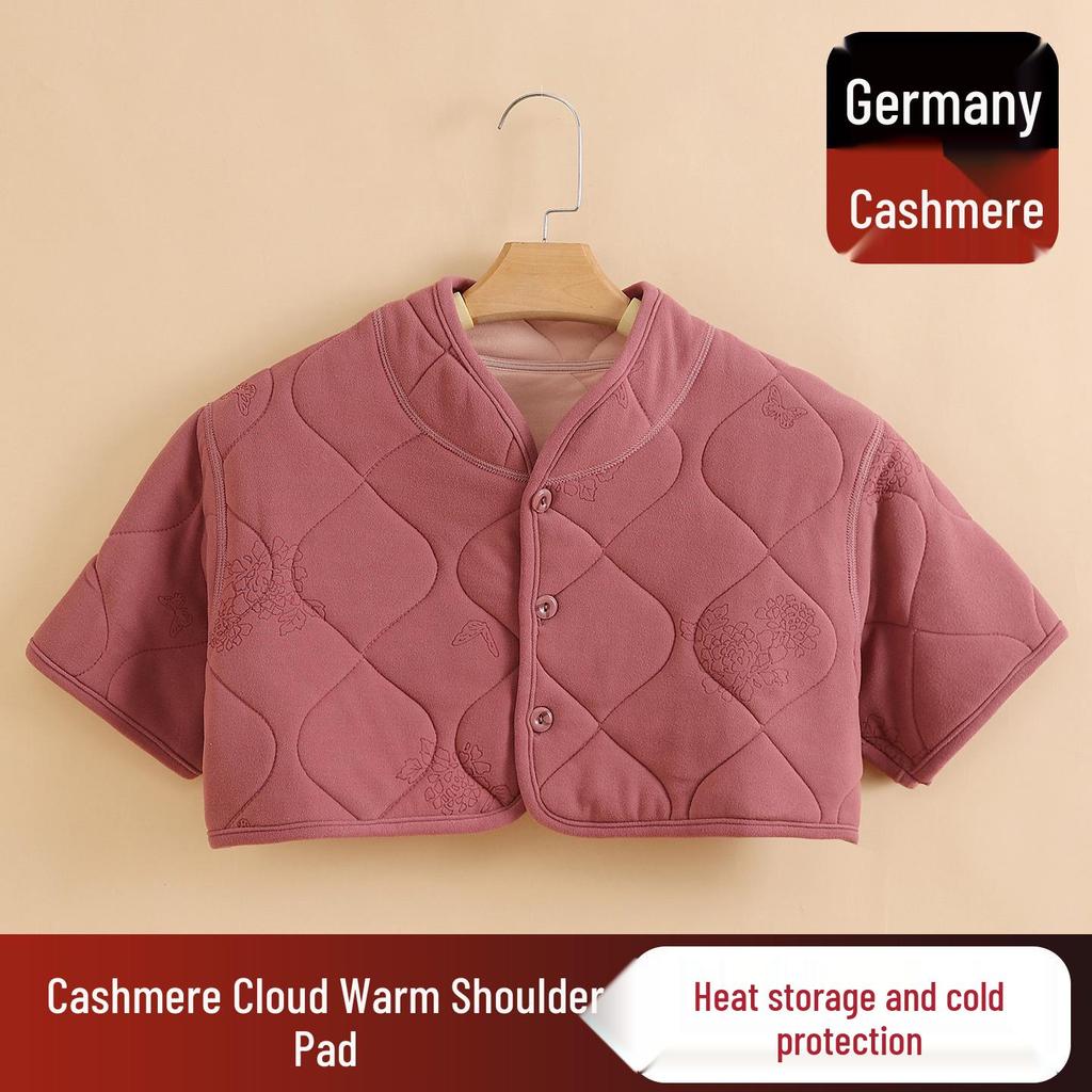 Cashmere Shoulder & Neck Warmer Vest, Sleeveless, Unisex, Ideal for Middle-Aged & Elderly, Cold Protection & Warmth.