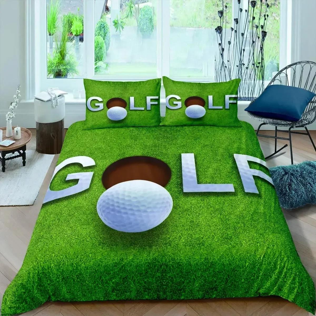 

Black Camo Camouflage Golf Balls Gaming Comfortable Duvet Cover Pillowcase Bedding Set Children Bedroom Decoration Home Textile 70x133cm