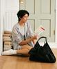 Roroanco Ribbon Shopper / Black