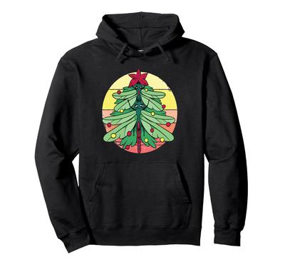 Dragonfly Christmas Tree Insect Lover Christmas Merry Christmas Hoodie
