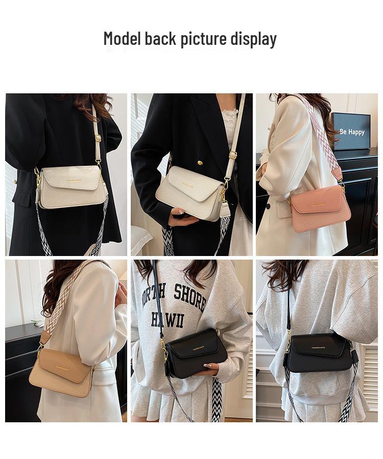 Korean Elegant Fashion: Minimalist 2025 Crossbody Small Square Bag for Women