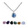 Gemstone Wellbeing Wire Pendant