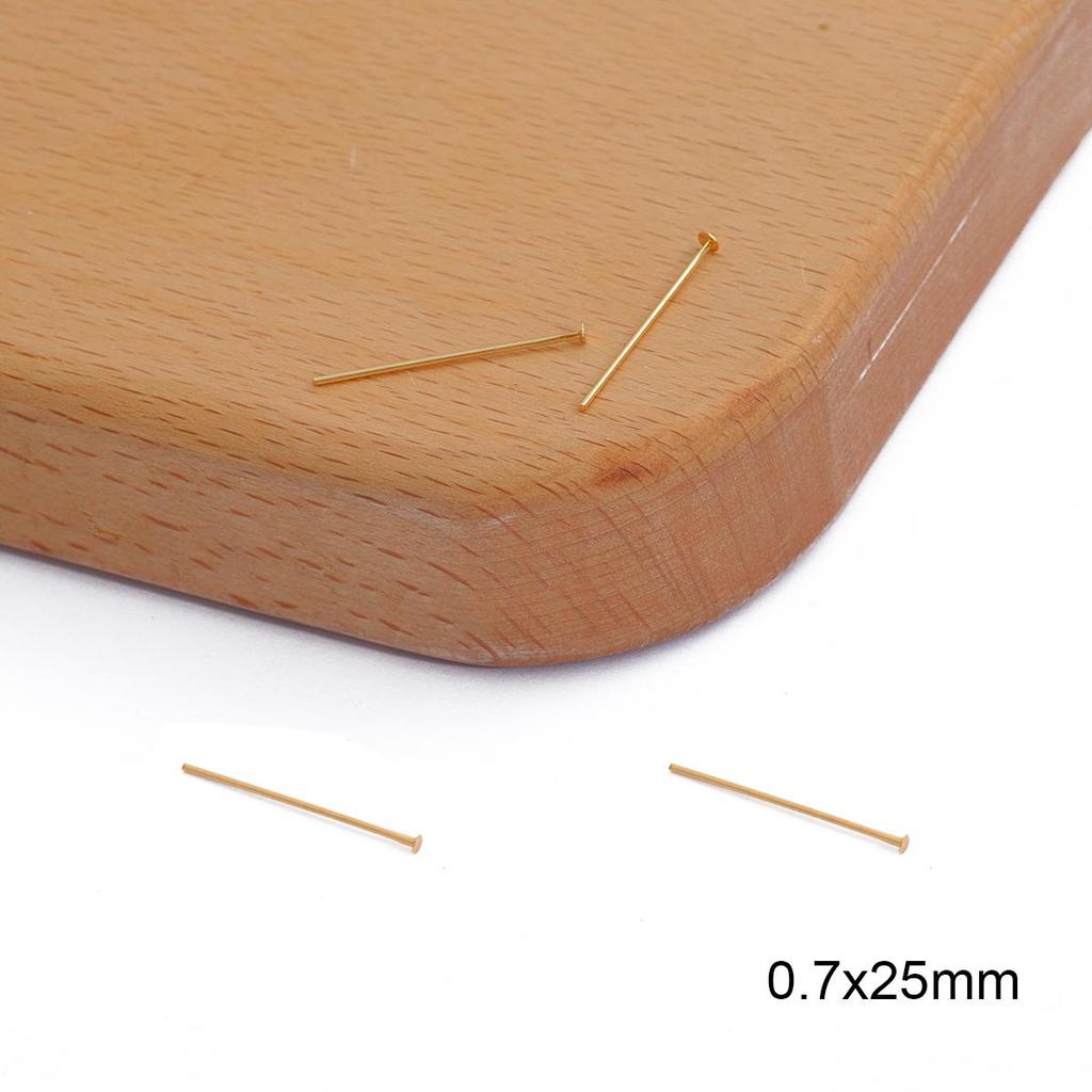 10/50Pcs Flat Head Eye Flat Head Pin Needles Beads Supplies for Jewelry Making Diy Accessories Earring