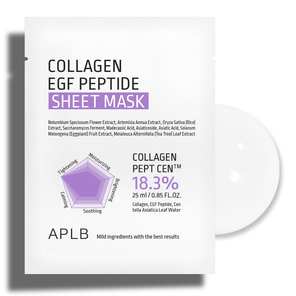 Aplb Collagen Egf Peptide Sheet Mask 25Ml
