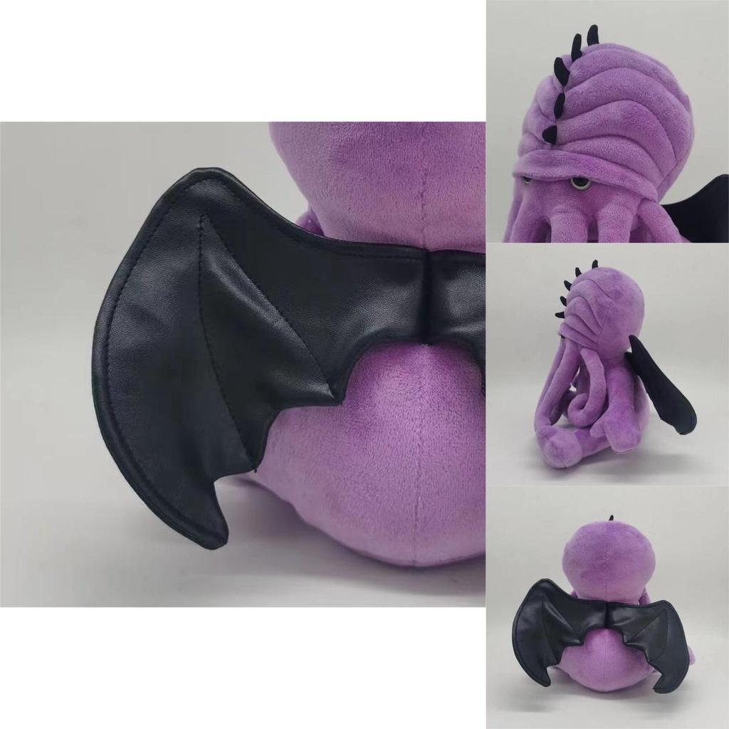 Neues Cthulhucraft-Mythos-Kreaturen-Oktopus-Monster-Plüschtier für Kinder, weich und kuschelig, 25 cm hoch