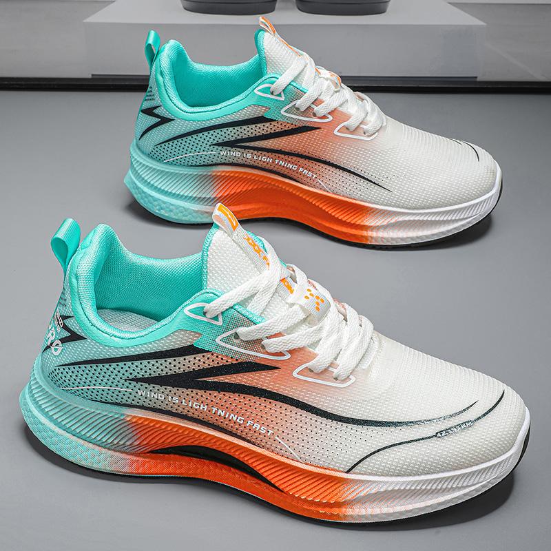 Frühlings- und Herbstschuhe für Herren Laufschuhe Schnürschuhe Mesh-Schuhe Sport Herrenschuhe Verschleißfest Atmungsaktive Schuhe Vier Jahreszeiten