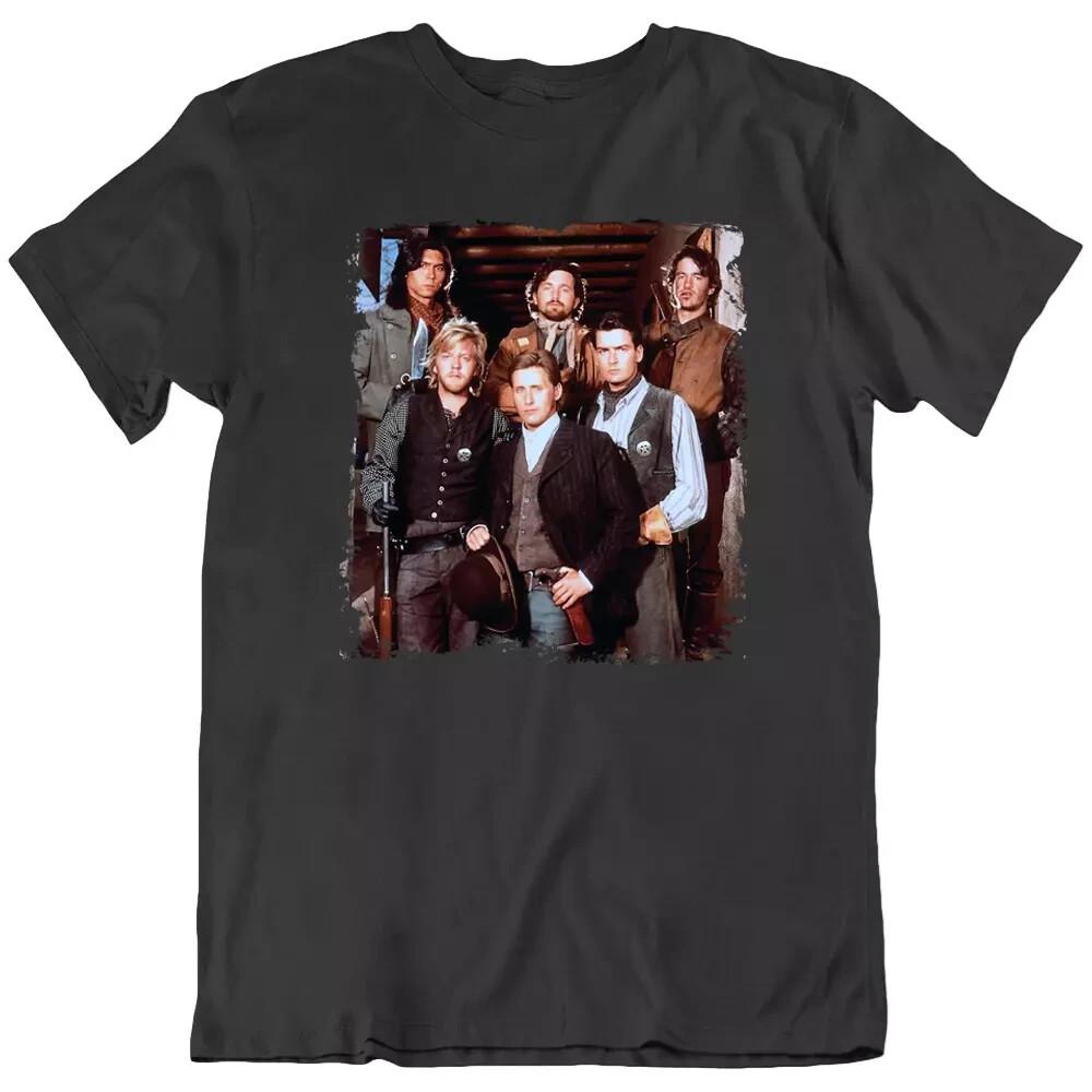 Young Guns 80s Western, Retro Movie Fan T Shirt Tee Gift New Unisex T-Shirt L