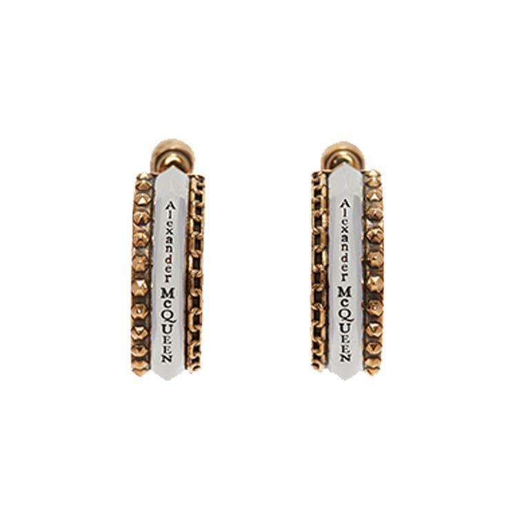 

Alexander McQueen Brass Skull Earrings Women earrings Yellow 677694J160Z1334 Yellow,F