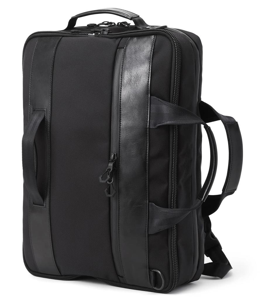 Business Bag Urban Commuter 2x3 WAY BRIEF PACK HA Made In Japan Toyooka Bag Collaboration Storage Maximum 28L Black [Beruf] 3-Way PC/A4