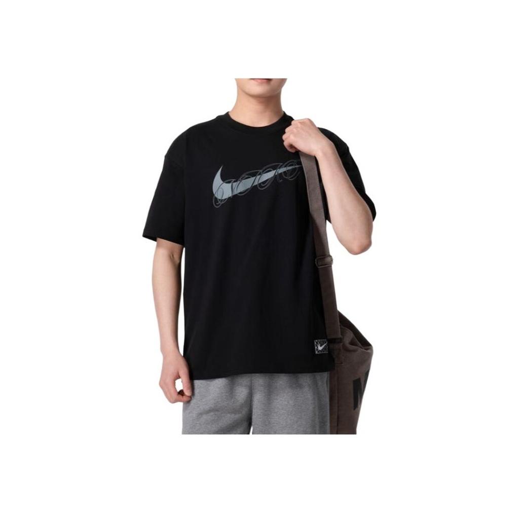 Nike Casual Comfortable Breathable Short Sleeve T-Shirt Men Tops Black FV8399-010