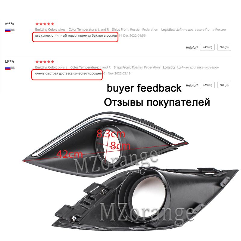 Fog Light LED for Mitsubishi Outlander 2016- Fog Light Headlight Halogen Fog Lamp Cover Grille Bezel Harness Switch Kit