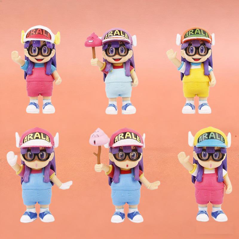 

Dr. Slump Arale Figure: 6 Designs - Poop & Cloud Mini Ornaments for Cake or Car Decoration