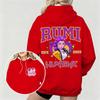 Women's KPop Demon Hunters Hoodie with Rumi Huntrx Graphic Character Perfect for Autumn Winter Casual Wear & Fan Merchandise