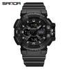 SANDA new multifunctional men's youth outdoor sports waterproof wrist watch