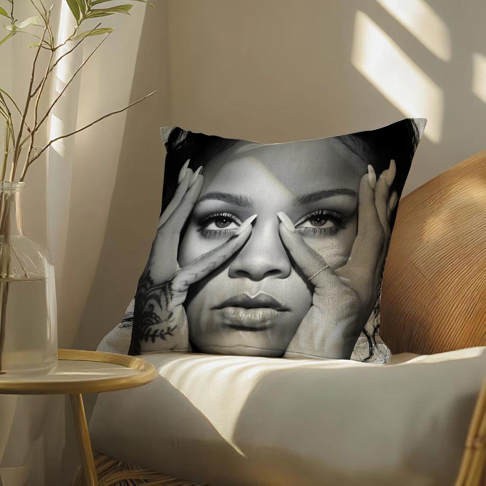 Rihanna Pillow Case Pillowcase, Double-Sided Printed, Sofa Cushion, Bedroom Headboard