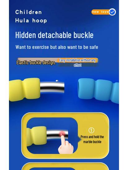 Soft Gymnastics Hula Hoop for Kids Ages 6-12