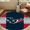 Houston-Texans Artwork Round Mat, Anti-slip Circle Carpet Chair Rug For livingroom,Bedroom, Doormat Home Decor Gift Christmas Gifts