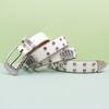 Punk Belt Crown Trendy Men and Women Inlaid with Rhinestone Sequins Rock Fashion Belt Men and Women Belt