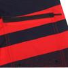 Men's Quick-Dry Waterproof Stripe Surf Shorts with 4-Way Stretch for Fitness and Beach