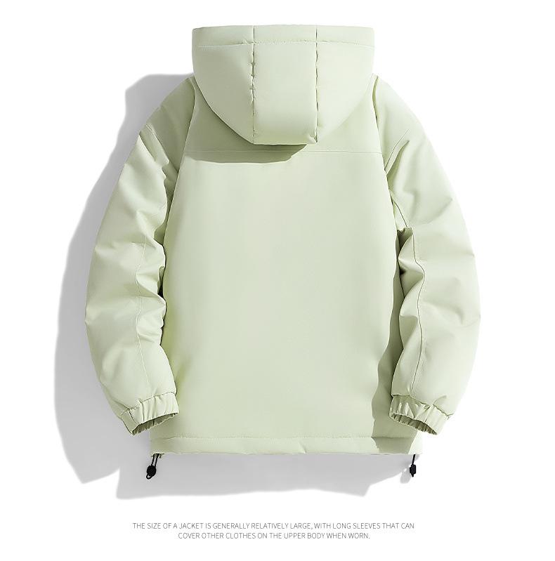 Winter Cotton Jackets: Windproof, Waterproof, Thickened, Warm for Men, Women, Couples - Ideal for Outdoor Mountaineering.