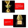 Golden Plastic Star Winner Trophies Award For Kids And Adults Sports Competitions Ceremonies 37.5CM/44CM/47CM Height