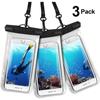 Waterproof Pouch - HongWe - Set of 3 - Universal Protection - Touch Sensitive - Smartphones Up To 6.6 Inches