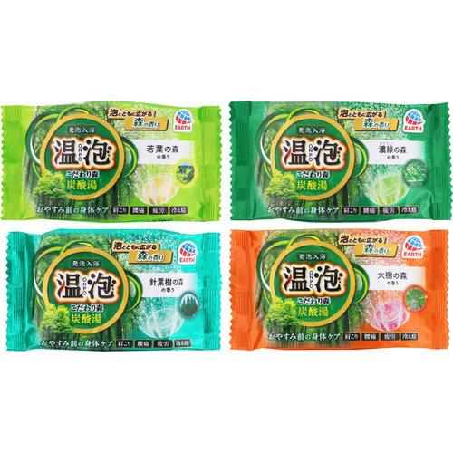 Warm Bubble Onpo Special Mori Carbonated Hot Water 20 Tablets 4 Types X 5 Tablets