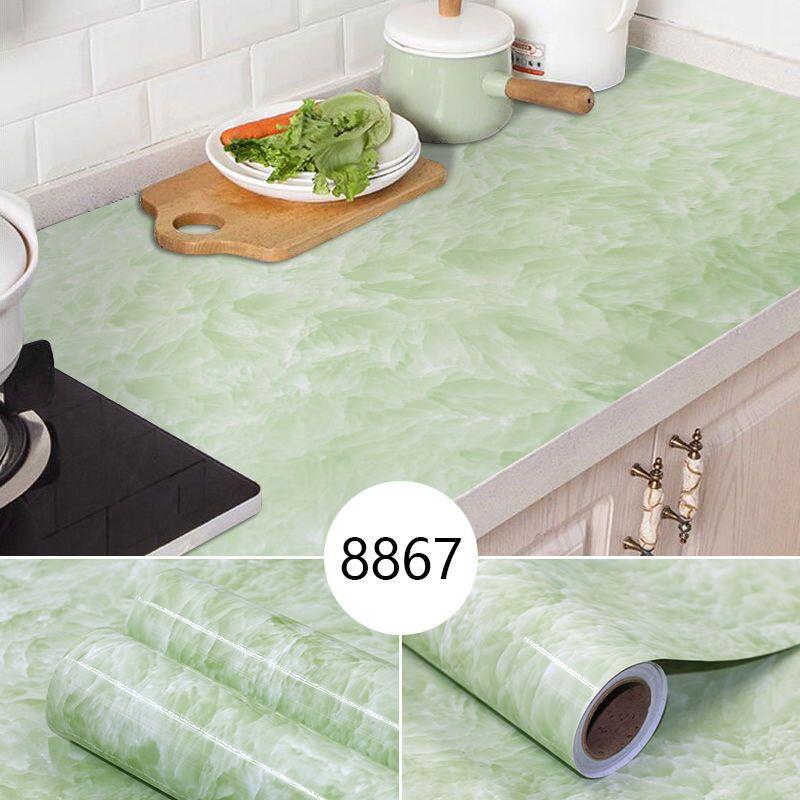 Oil Proof Sticker, High-temperature Resistant Wall Sticker, Waterproof and Moisture-proof Wallpaper, Self-adhesive Sticker, Aluminum Foil Paper