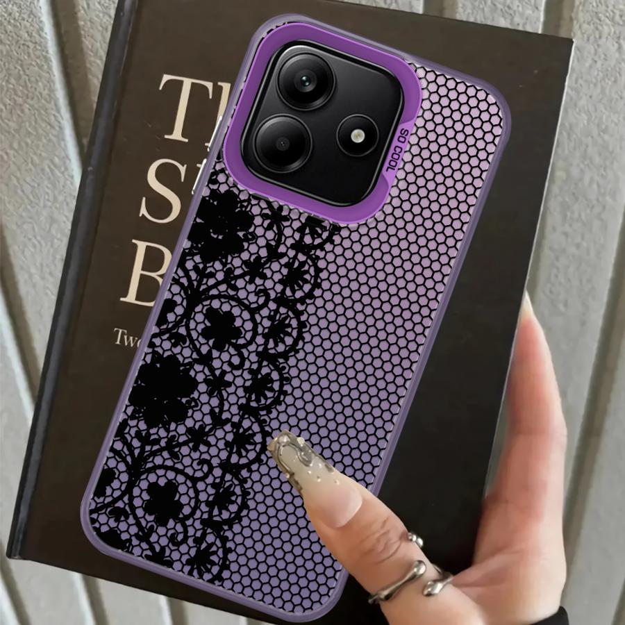 

Cute Black Lace Case for Xiaomi Mi 11 Lite 13T 12T Pro Back Phone Cover Xiaomi Mi 11 Lite
